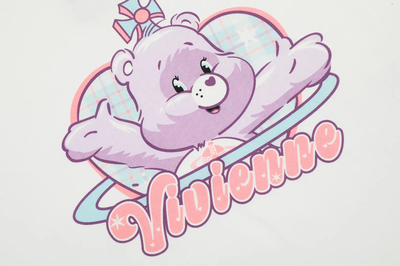 vivienne west wood Vivienne Bear Cartoon Long Sleeves Simple and fashionable, very practical for wearing inside and outside Size: S M L Uniform color